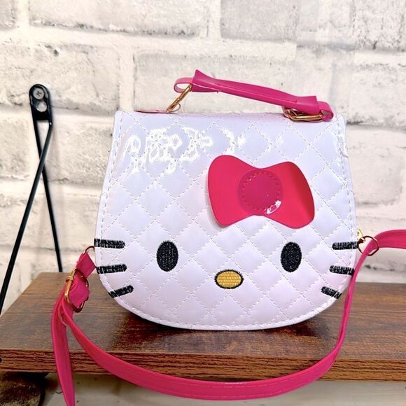 NWOT Hello Kitty Faux Patent Leather Purse Bag, Mini - Picture 1 of 6